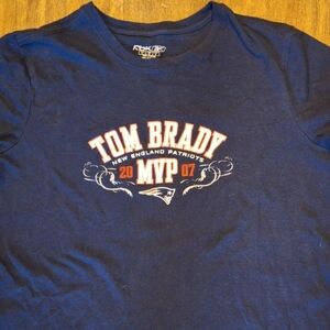 NWOT- TOM BRADY MVP 2007 NEW ENGLAND PATRIOTS REEBOK Shirt- Youth Size- Large